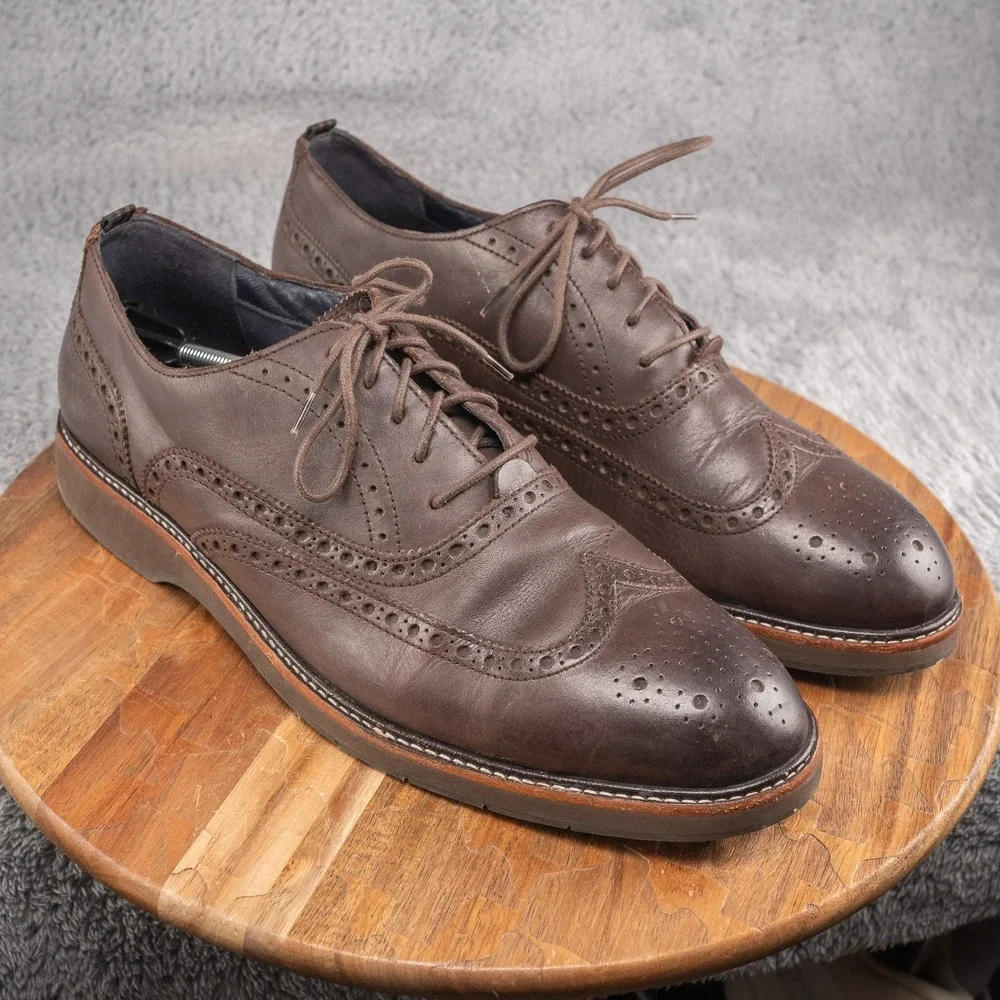 COLE‎ HAAN MORRIS Brown Leather Wing Men's Oxford Size 13 M C30696